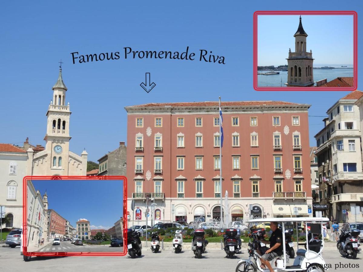 Famous Promenade Riva Apartment سبليت المظهر الخارجي الصورة